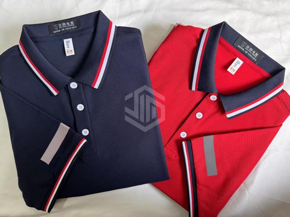 YS-259#【Quality Realm】Boutique anti-static POLO shirt--B14 back