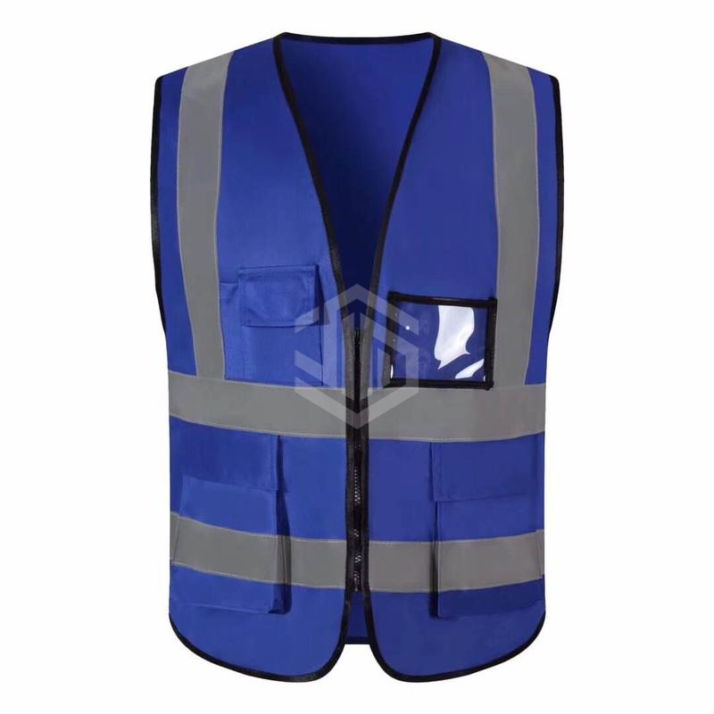 Multi-pocket Reflective Stripe Jacket, High Contrast (Fabric)