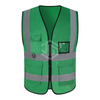 Multi-pocket Reflective Stripe Jacket, High Contrast (Fabric)
