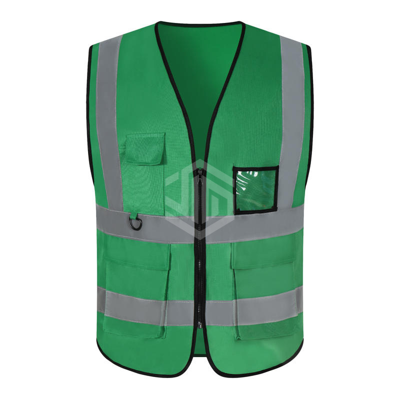 Multi-pocket Reflective Stripe Jacket, High Contrast (Fabric)