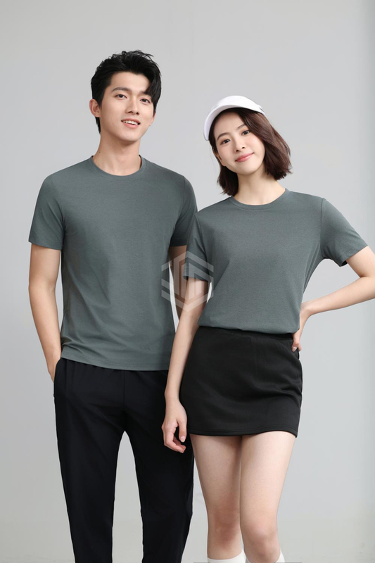 YS-926# Ice Feeling Roana Round Neck Top - High Quality and Affordable (Wicks away moisture, breathable, not hot, dries quickly) - Front of E18 section