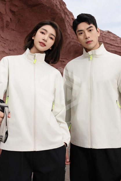 YS-C77788 Fashion V-neck Single-layer Lightweight Emergency Coat