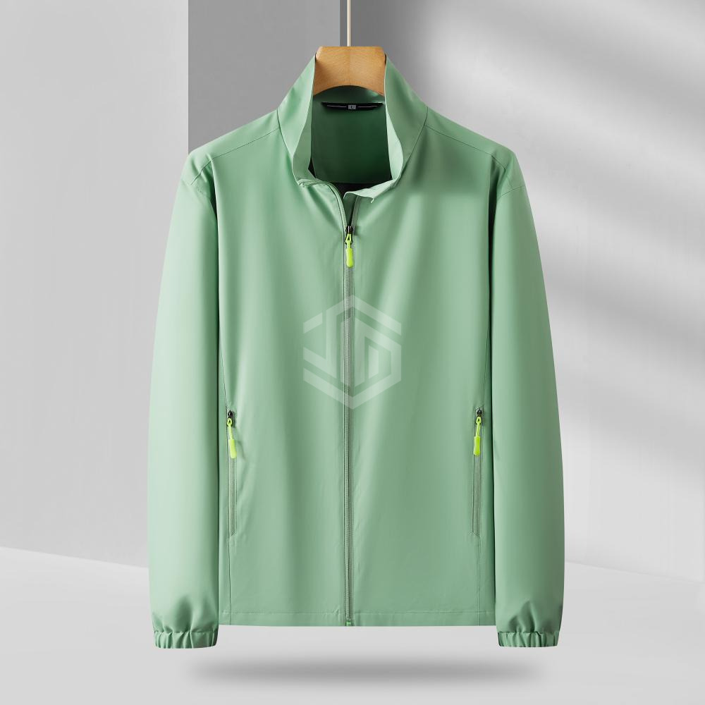 YS-C77788 Fashion V-neck Single-layer Lightweight Emergency Coat